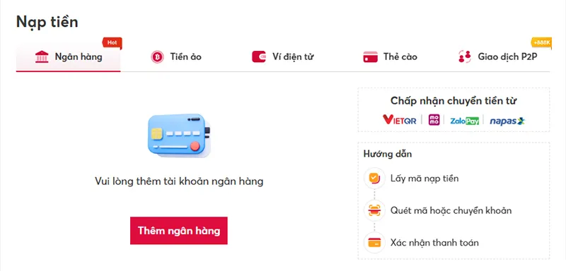Thanh toán tại VUA99 nhanh và chuyên nghiệp
